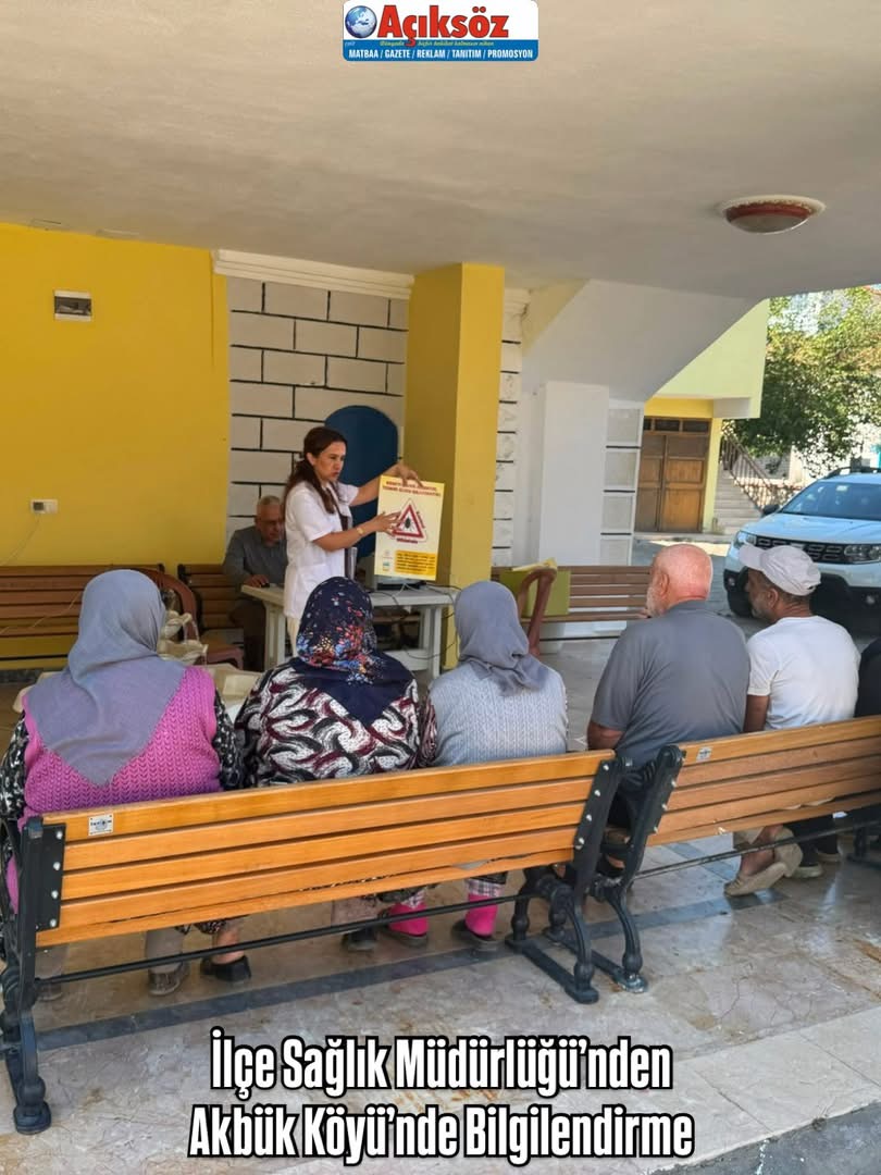 İlçe Sağlık Müdürlüğü’nden Akbük Köyü’nde Bilgilendirme