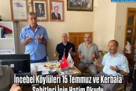 İncebel Köylüleri 15 Temmuz ve Kerbala Şehitleri İçin Hatim Okudu