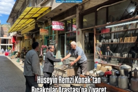 Kaymakam Hüseyin Remzi Konak’tan Bıçakçılar Arastası’na Ziyaret