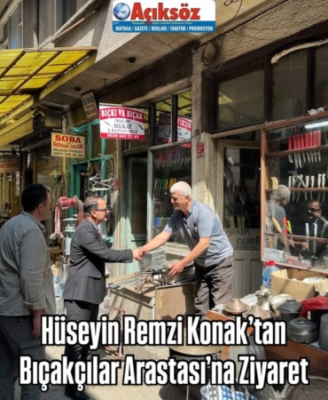 Kaymakam Hüseyin Remzi Konak’tan Bıçakçılar Arastası’na Ziyaret