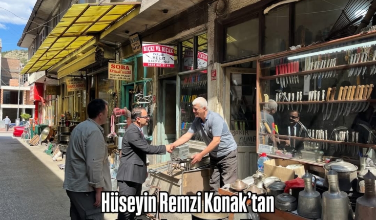 Kaymakam Hüseyin Remzi Konak’tan Bıçakçılar Arastası’na Ziyaret