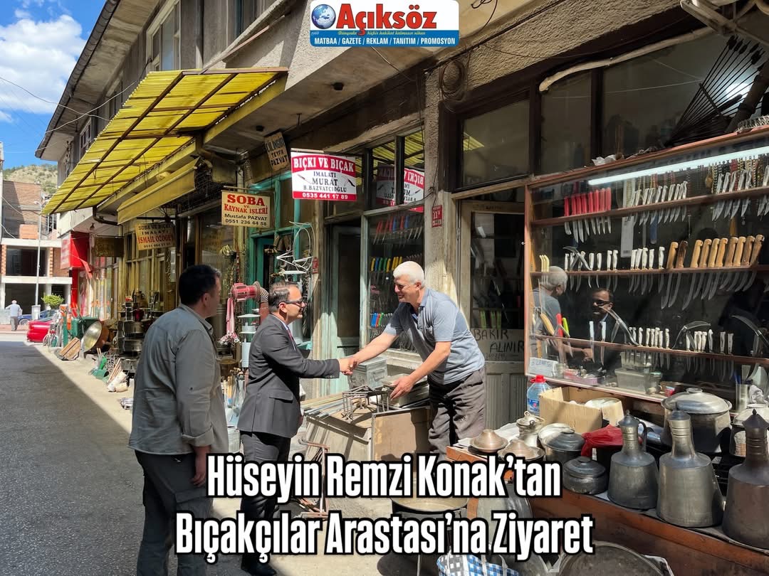 Kaymakam Hüseyin Remzi Konak’tan Bıçakçılar Arastası’na Ziyaret