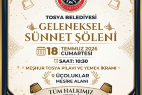 Tosya Belediyesi Sünnet Şöleni Cumartesi Günü