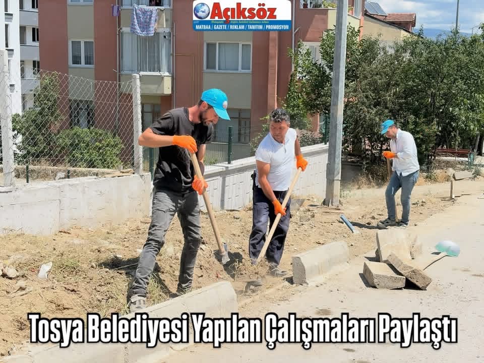 Tosya Belediyesi Yapılan Çalışmaları Paylaştı