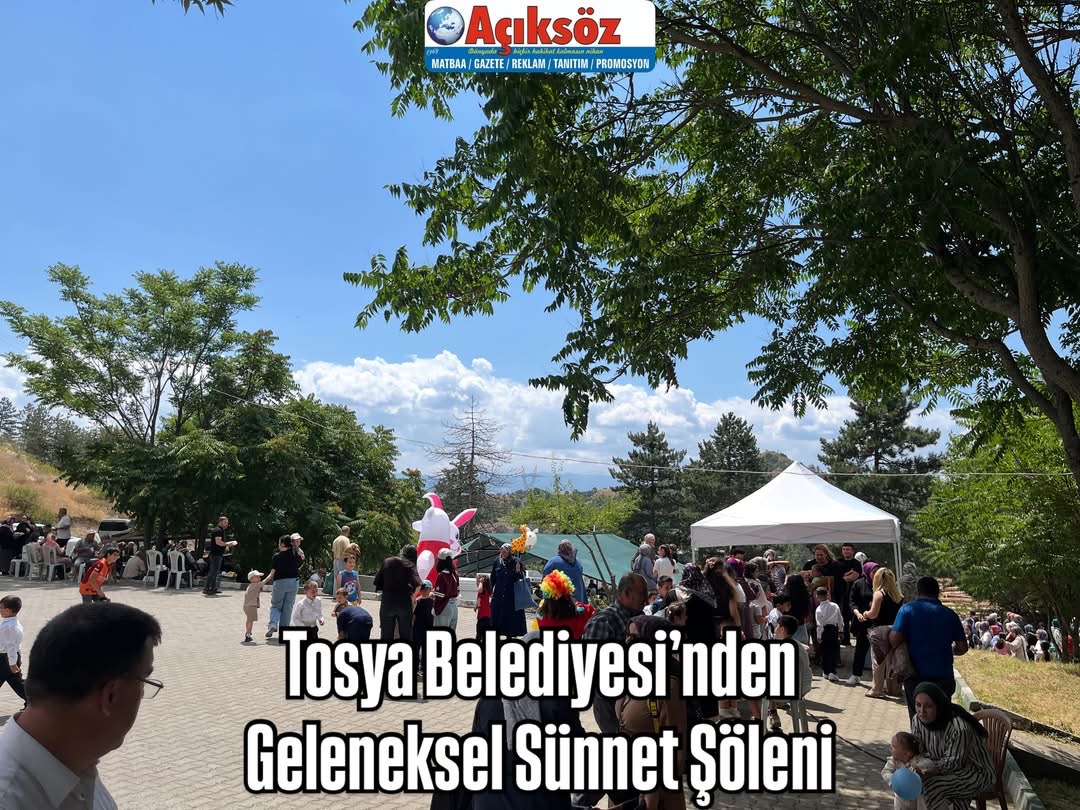 Tosya Belediyesi’nden Geleneksel Sünnet Şöleni
