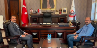 Tosya Kaymakam Hüseyin Remzi Konak’tan Belediye Başkanı Volkan Kavaklıgil’e İade-i Ziyaret