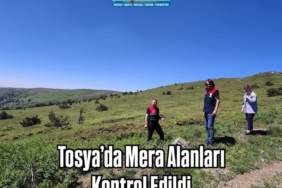 Tosya’da Mera Alanları Kontrol Edildi