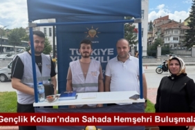 AK Parti Tosya Gençlik Kolları’ndan Sahada Hemşehri Buluşmaları