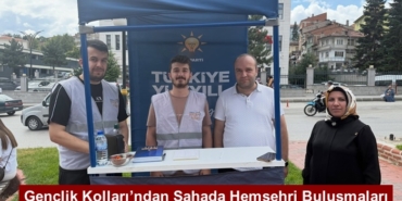 AK Parti Tosya Gençlik Kolları’ndan Sahada Hemşehri Buluşmaları