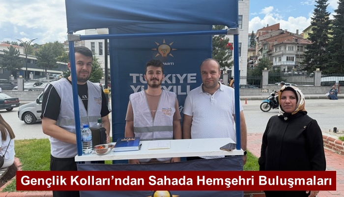 AK Parti Tosya Gençlik Kolları’ndan Sahada Hemşehri Buluşmaları