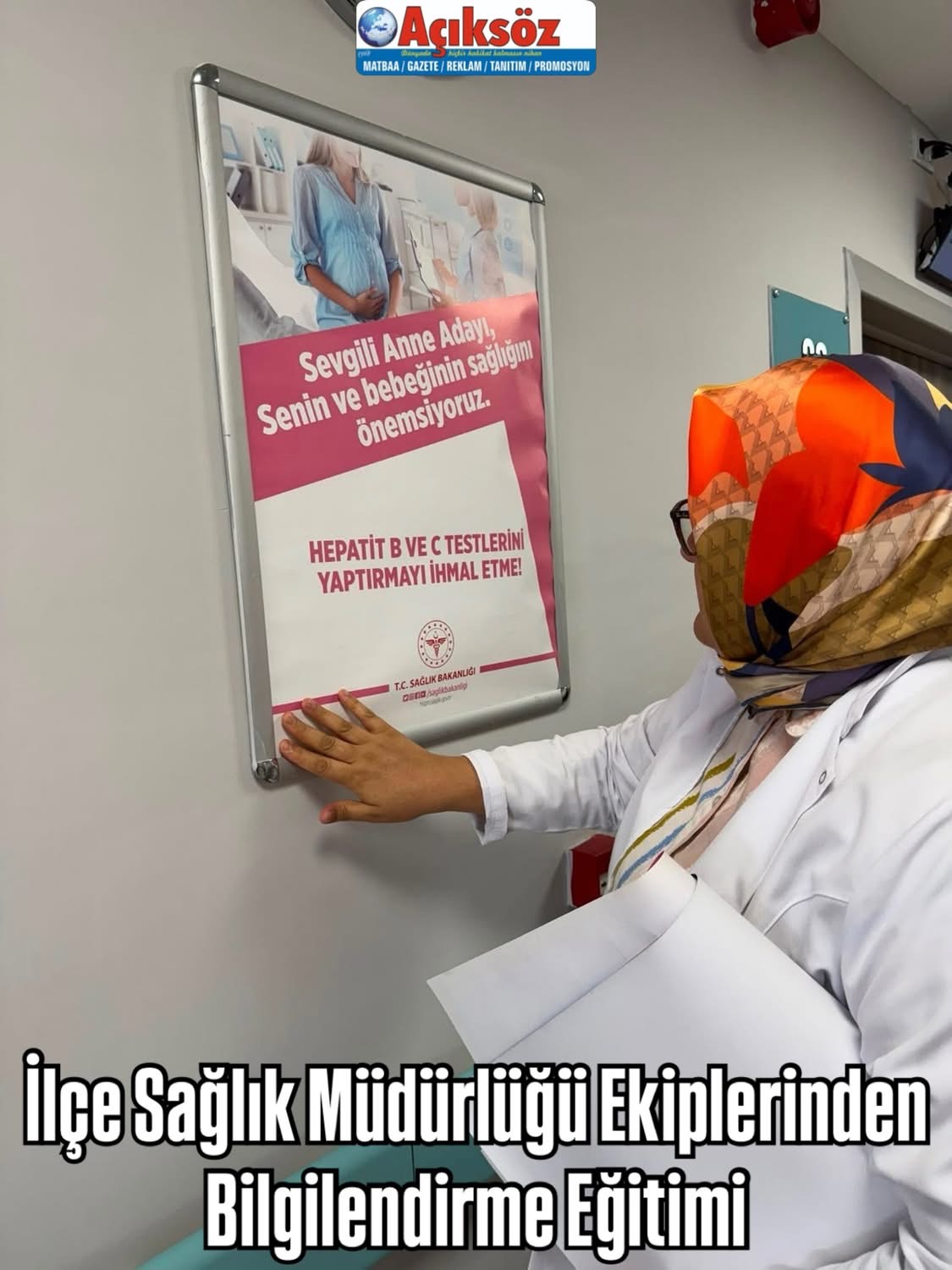 İlçe Sağlık Müdürlüğü Ekiplerinden Bilgilendirme Eğitimi