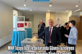 MHP Tosya İlçe Teşkilatında Güven Tazeleyen Suat Bazlamaçcı Yeniden Başkan Seçildi!