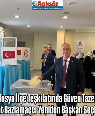 MHP Tosya İlçe Teşkilatında Güven Tazeleyen Suat Bazlamaçcı Yeniden Başkan Seçildi!