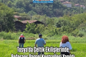 Tosya’da Çeltik Ekilişlerinde Referans Parsel Kontrolleri Yapıldı