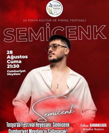 Tosya’da Festival Heyecanı: Semicenk Cumhuriyet Meydanı’nı Sallayacak!