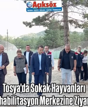 Tosya’da Sokak Hayvanları Rehabilitasyon Merkezine Ziyaret