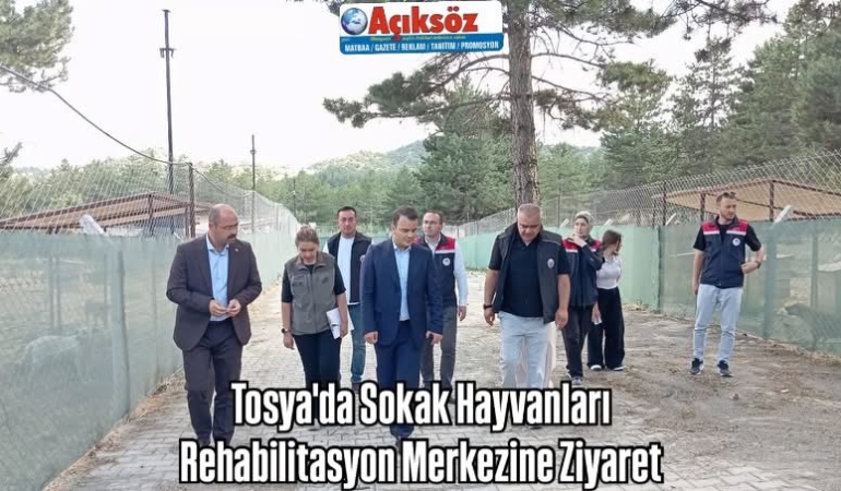 Tosya’da Sokak Hayvanları Rehabilitasyon Merkezine Ziyaret