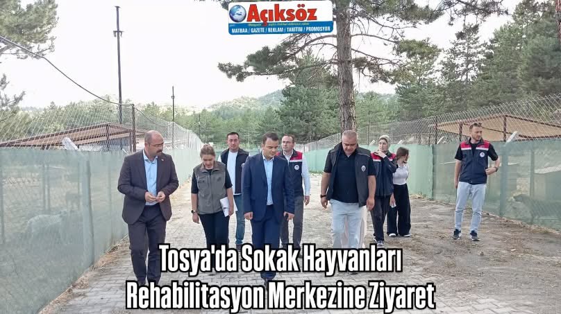 Tosya’da Sokak Hayvanları Rehabilitasyon Merkezine Ziyaret