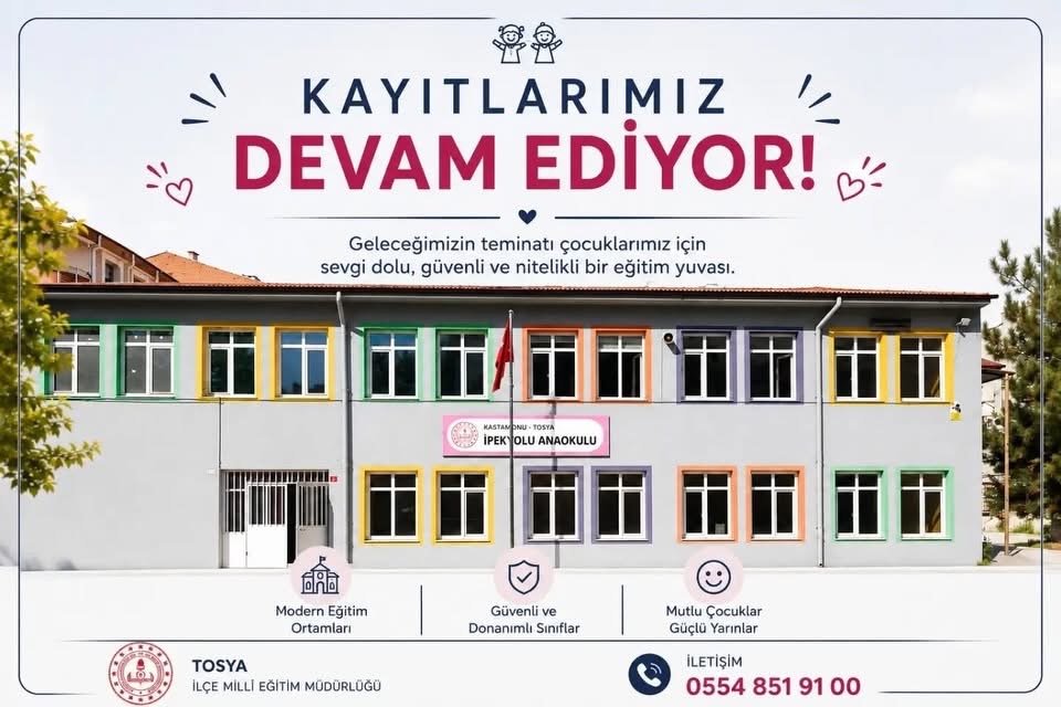 Tosya’da Yeni Eğitim Yuvası Hizmete Başlıyor