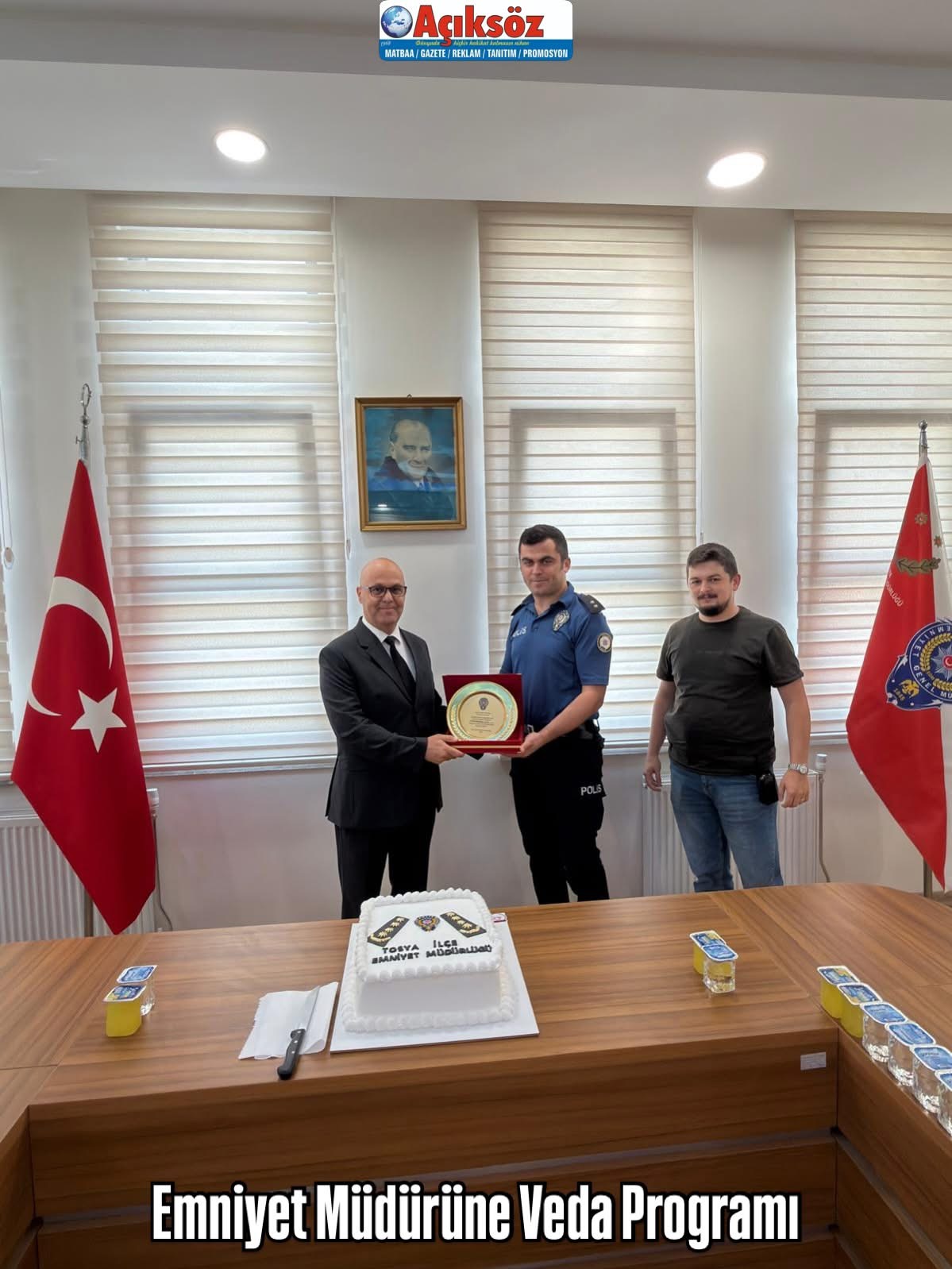 Emniyet Müdürüne Veda Programı