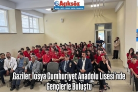 Gaziler Tosya Cumhuriyet Anadolu Lisesi’nde Gençlerle Buluştu