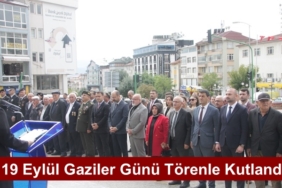 Tosya’da 19 Eylül Gaziler Günü Törenle Kutlandı