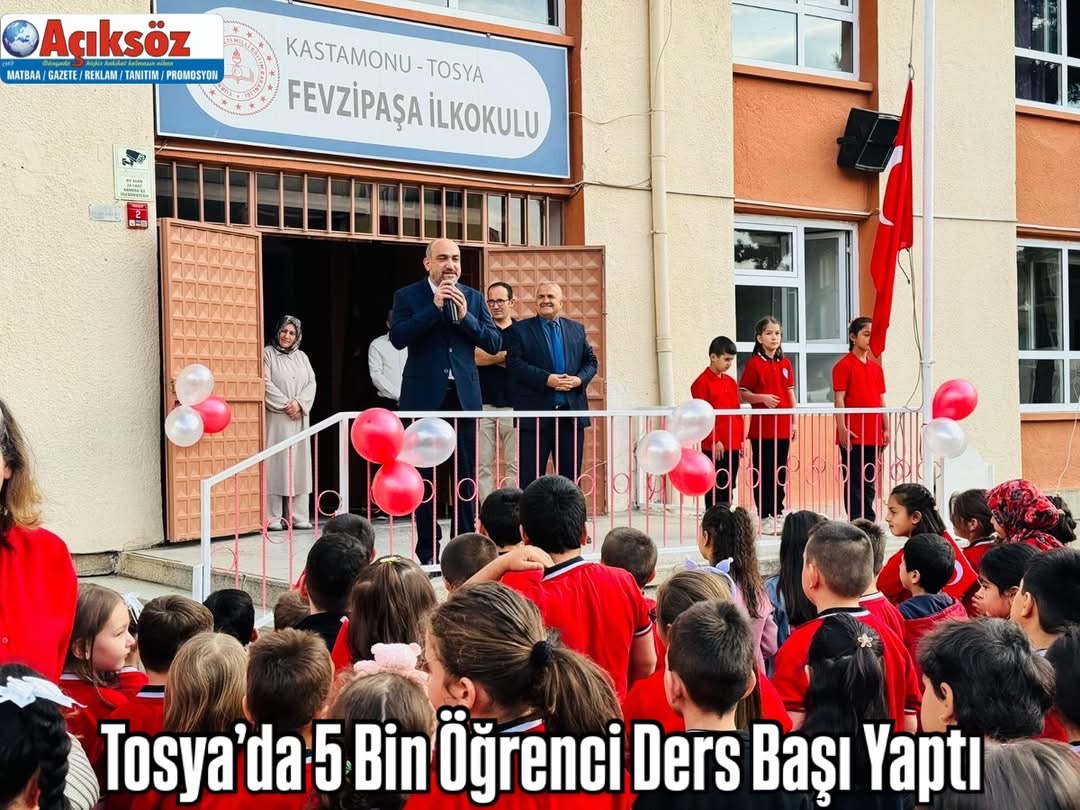Tosya’da 5 Bin Öğrenci Ders Başı Yaptı