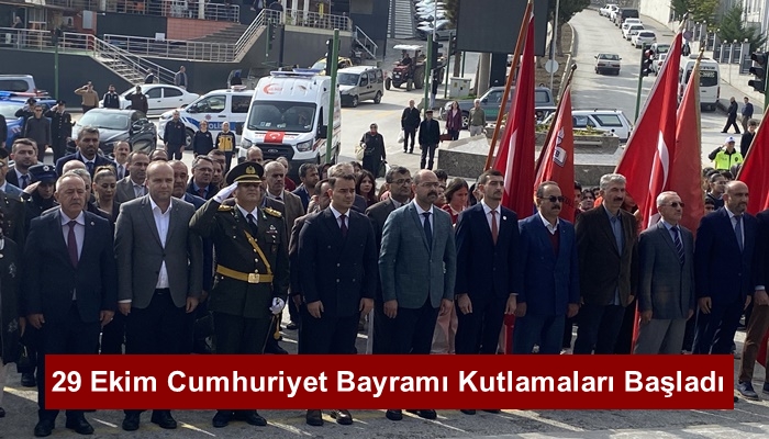 29 Ekim Cumhuriyet Bayramı Kutlamaları Başladı