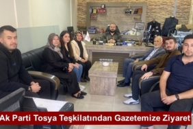 Ak Parti Tosya Teşkilatından Gazetemize Ziyaret