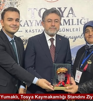 Bakan Yumaklı, Tosya Kaymakamlığı Standını Ziyaret Etti