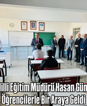 İl Milli Eğitim Müdürü Hasan Gümüş Öğrencilerle Bir Araya Geldi