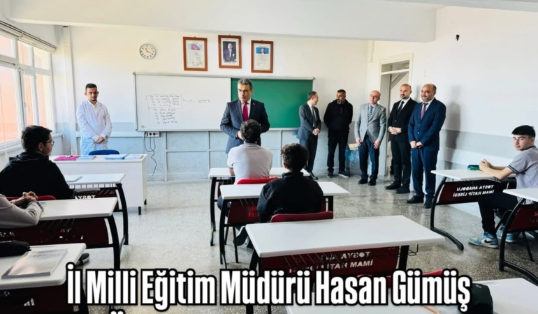 İl Milli Eğitim Müdürü Hasan Gümüş Öğrencilerle Bir Araya Geldi