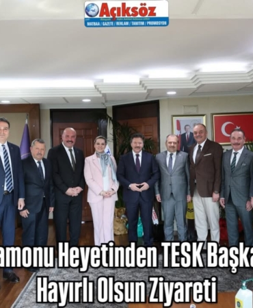 Kastamonu Heyetinden TESK Başkanına Hayırlı Olsun Ziyareti