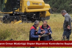 Tarım Orman Müdürlüğü Ekipleri Biçerdöver Kontrollerine Başladı